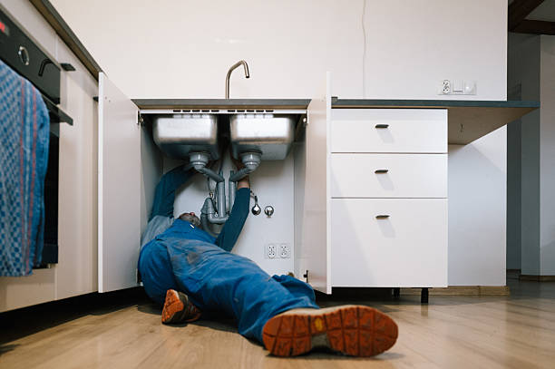 Professional Plumbing technician working in Revere, MA